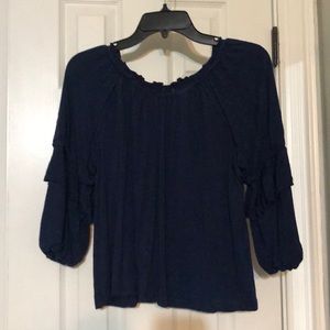 Takara girls size extra large blue shirt